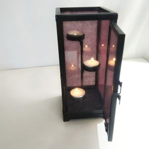 Candle holder for three tea lights